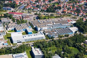 Headquarters of Uhlmann Pac-Systeme GmbH & Co. KG in Laupheim, Germany