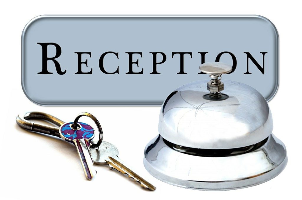 Hotel-Rezeption
